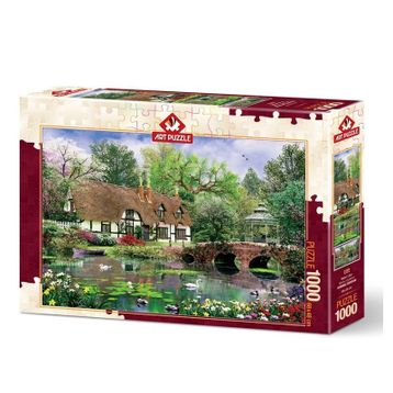Art Puzzle Nilüfer Çiçekleri 1000 Parça Puzzle