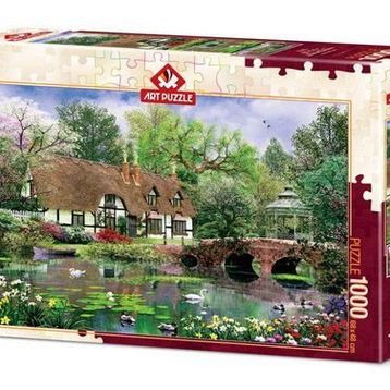 Art Puzzle Nilüfer Çiçekleri 1000 Parça Puzzle