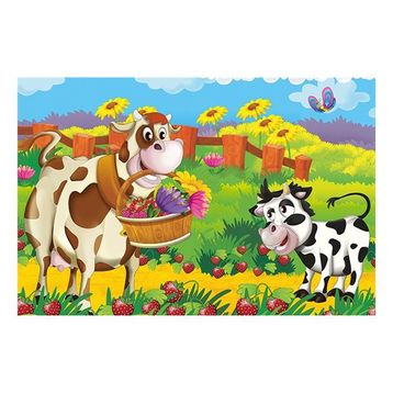 Art Puzzle Romantik İnek 25 Parça Ahşap Puzzle