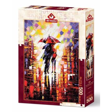 Art Puzzle Şemsiye Altındaki Aşk 500 Parça Puzzle