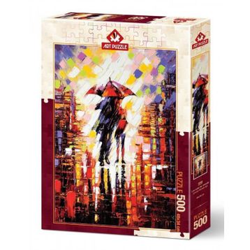 Art Puzzle Şemsiye Altındaki Aşk 500 Parça Puzzle
