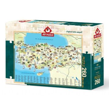 Art Puzzle Türkiye Kültür Haritasi 260 Parça Puzzle