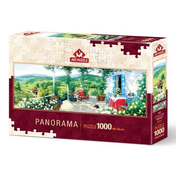 Art Puzzle Verandadaki Misafir Panorama 1000 Parça Puzzle