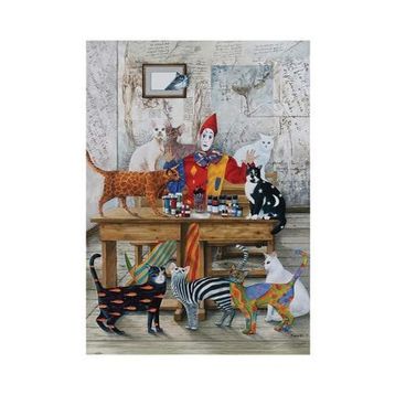 Art Renkli Kediler 260 Parça Puzzle