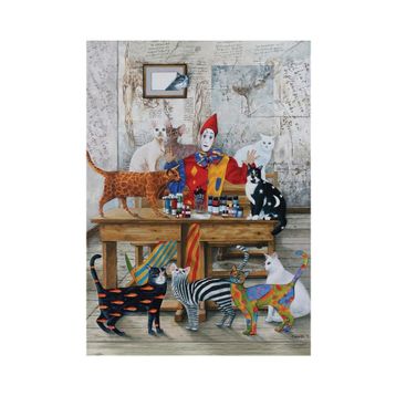 Art Renkli Kediler 260 Parça Puzzle