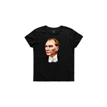 Art T-shirt ART00071WE Atatürk Portre Siyah Erkek T-shirt