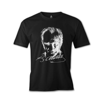 Art T-shirt ART00071WE Atatürk Portre Siyah Erkek T-shirt