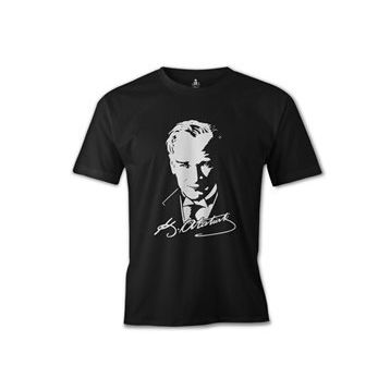Art T-shirt ART00071WE Atatürk Portre Siyah Erkek T-shirt