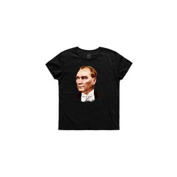 Art T-shirt ART00071WE Atatürk Portre Siyah Erkek T-shirt