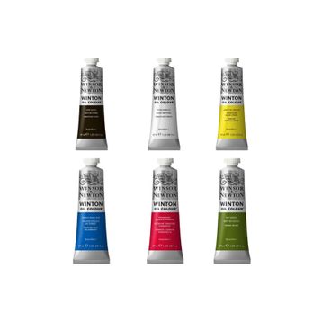 Art Tuval Winsor & Newton 1 6 Renk 37 ml Winton Premium Yağlı Boya Seti