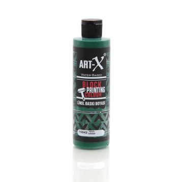 Art-X 240 ml Yeşil Su Bazlı Linol Baskı Boyası