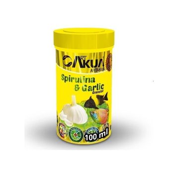 ArtAkua Spirulina Garlic Sarımsaklı Özel 250 ml Balık Yemi