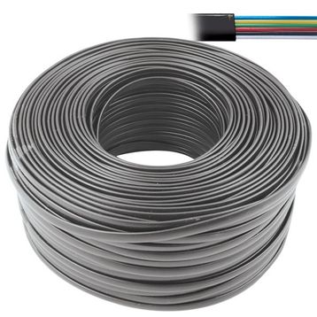 Artar 100 mt 6'lı Flat Telefon Kablosu