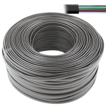 Artar 100 mt 6'lı Flat Telefon Kablosu