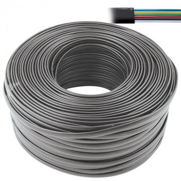 Artar 100 mt 6'lı Flat Telefon Kablosu