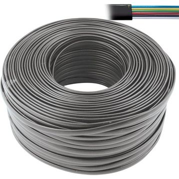 Artar 100 mt 6'lı Flat Telefon Kablosu