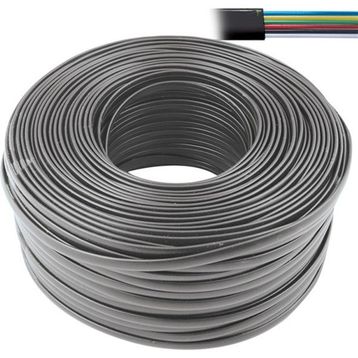 Artar 100 mt 6'lı Flat Telefon Kablosu