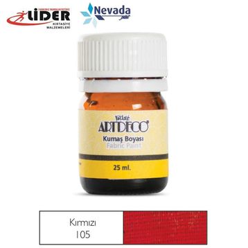 Artdeco 010A 105 Kırmızı 25 ml Kumaş Boyası