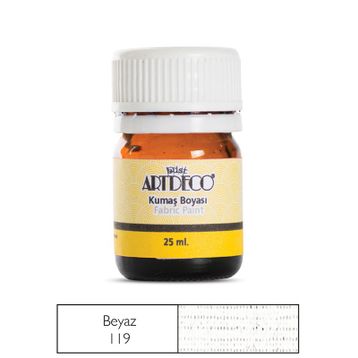 Artdeco 010A 119 Beyaz 25 ml Kumaş Boyası