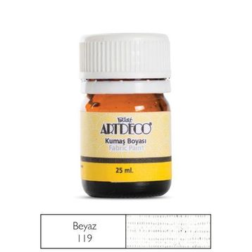 Artdeco 010A 119 Beyaz 25 ml Kumaş Boyası
