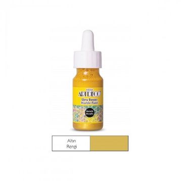 Artdeco 017B 21 Metalik Altın 30 ML Ebru Boyası