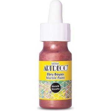 Artdeco 017B 28 Metalik Bakır 30 ML Ebru Boyası