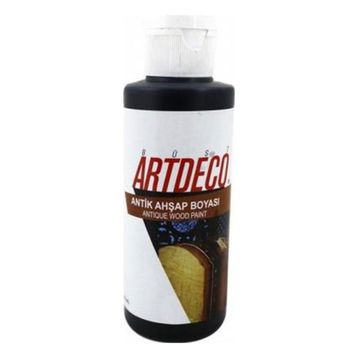 Artdeco 026R-639 Ahşap 120ml Siyah Antik Boya