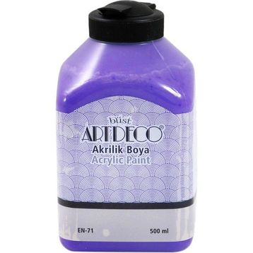 Artdeco 070L-3608 500 ml Mor Akrilik Boya