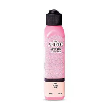 Artdeco 070R-3604 Pembe 140 ml Akrilik Boya