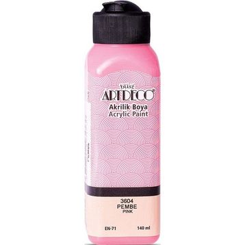 Artdeco 070R-3604 Pembe 140 ml Akrilik Boya