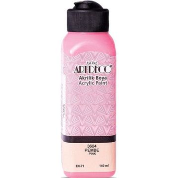 Artdeco 070R-3604 Pembe 140 ml Akrilik Boya