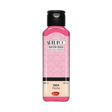 Artdeco 070R-3604 Pembe 140 ml Akrilik Boya