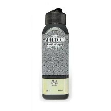 Artdeco 070R-3618 140 ml Siyah Akrilik Boya