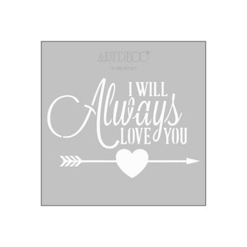 Artdeco 101 Always 30x30 cm Stencil Boyama Şablonu