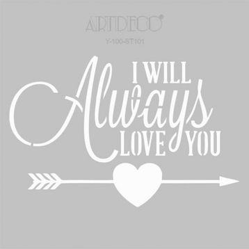 Artdeco 101 Always 30x30 cm Stencil Boyama Şablonu