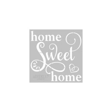 Artdeco 113 Home Sweet Home 30x30 cm Stencil Boyama Şablonu
