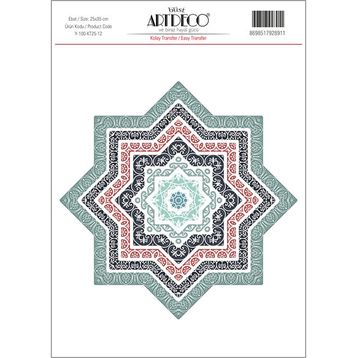 Artdeco 12 Desen 25x35 cm Kolay Transfer