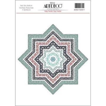 Artdeco 12 Desen 25x35 cm Kolay Transfer