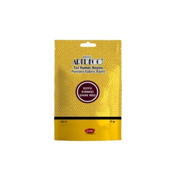 Artdeco 13 gr Koyu Kırmızı 1107 Toz Kumaş Boyası