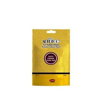 Artdeco 13 gr Koyu Kırmızı 1107 Toz Kumaş Boyası