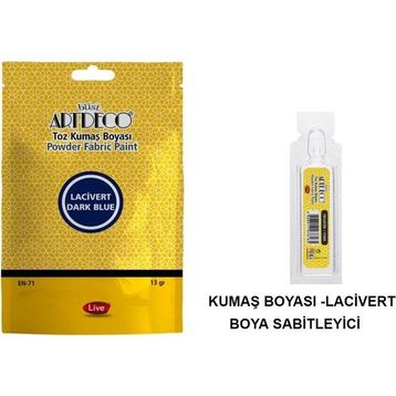 Artdeco 13 gr Lacivert 1110 Toz Kumaş Boyası