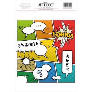 Artdeco 17 Desen 17x25 cm Kolay Transfer