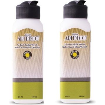 Artdeco 2 Adet 140 ml Su Bazlı Mat Vernik