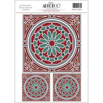 Artdeco 24 Desen 25x35 cm Kolay Transfer