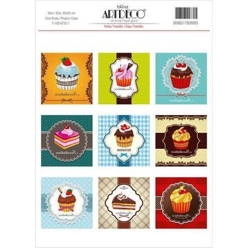 Artdeco 24 Desen 25x35 cm Kolay Transfer