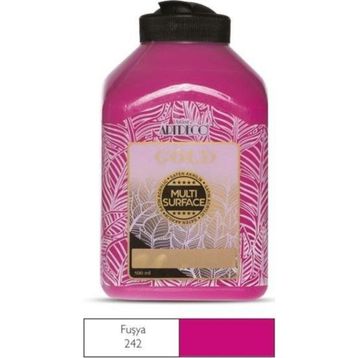 Artdeco 242 Fuşya 500 ml Gold Multi Surface Akrilik Boya