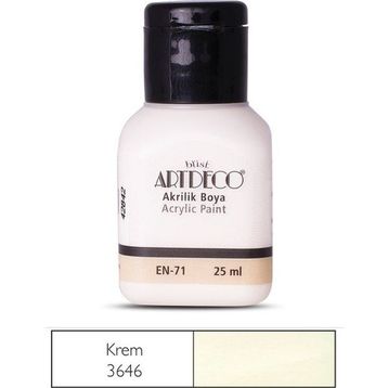 Artdeco 25 ml Krem 3646 Akrilik Boya