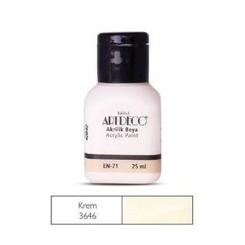 Artdeco 25 ml Krem 3646 Akrilik Boya