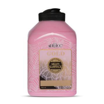 Artdeco 256 Pembe Gold Multi Surface Saten 500 ml Akrilik Boya