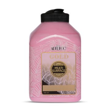Artdeco 256 Pembe Gold Multi Surface Saten 500 ml Akrilik Boya